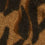 Damenschal aus Wolle mit Zebraprint in Taupe