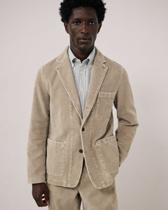 Veste Homme en Velours Côtelé Sable Julian