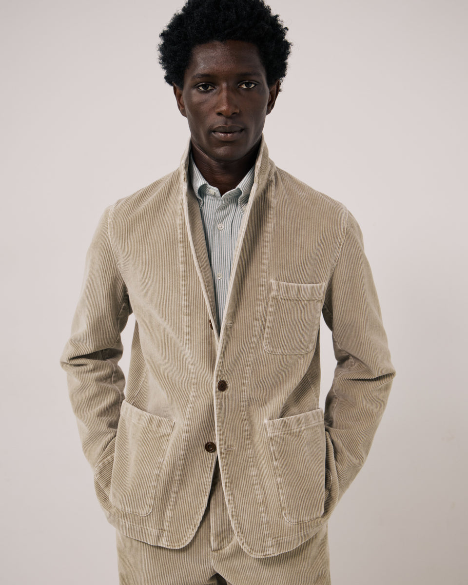 Chaqueta de pana arena para hombre Julian - Image 3