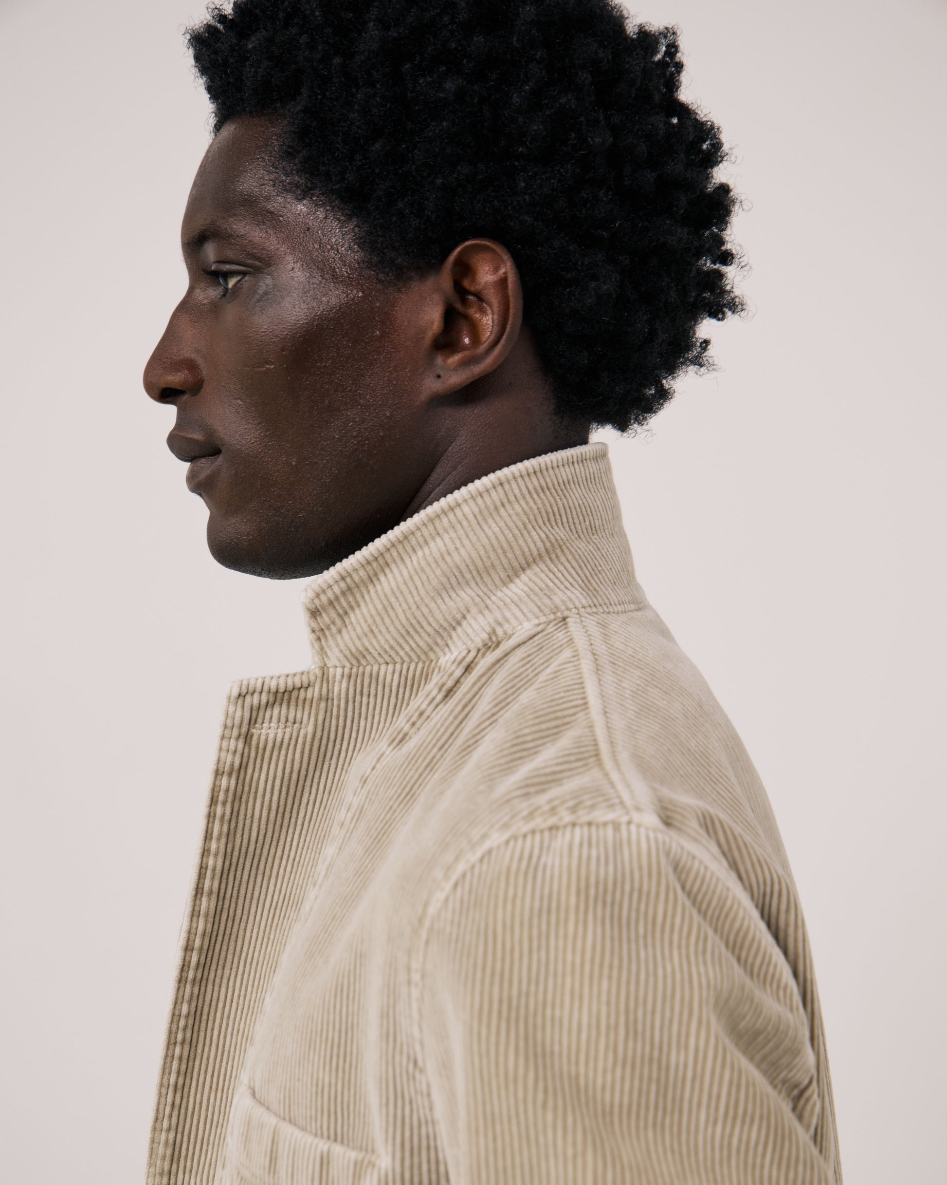 Veste Homme en Velours Côtelé Sable Julian