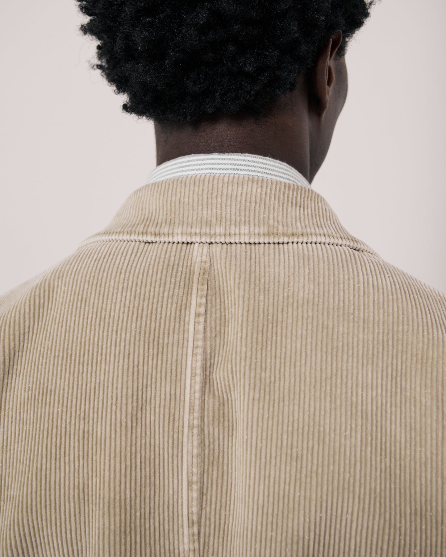 Veste Homme en Velours Côtelé Sable Julian