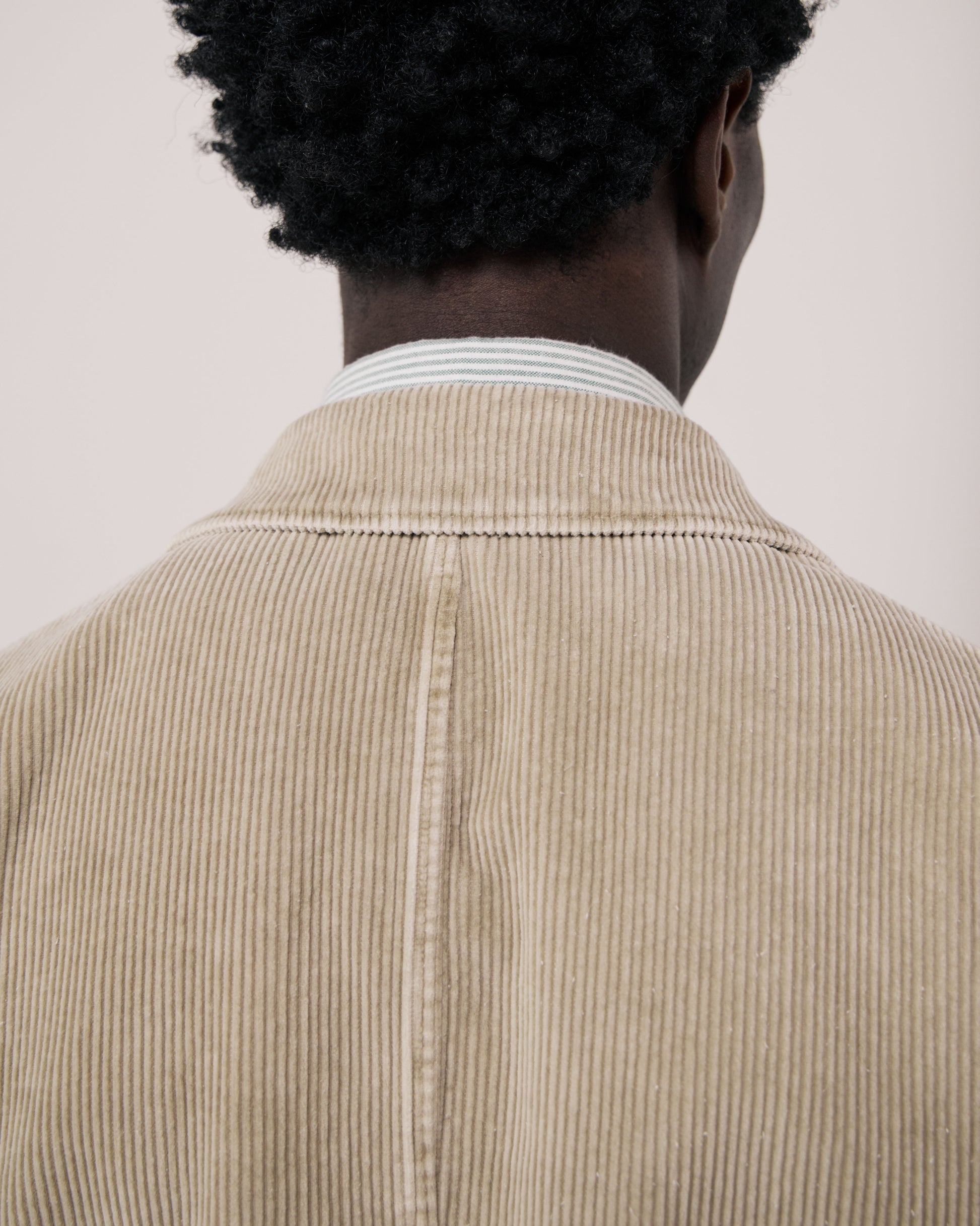 Veste Homme en Velours Côtelé Sable Julian