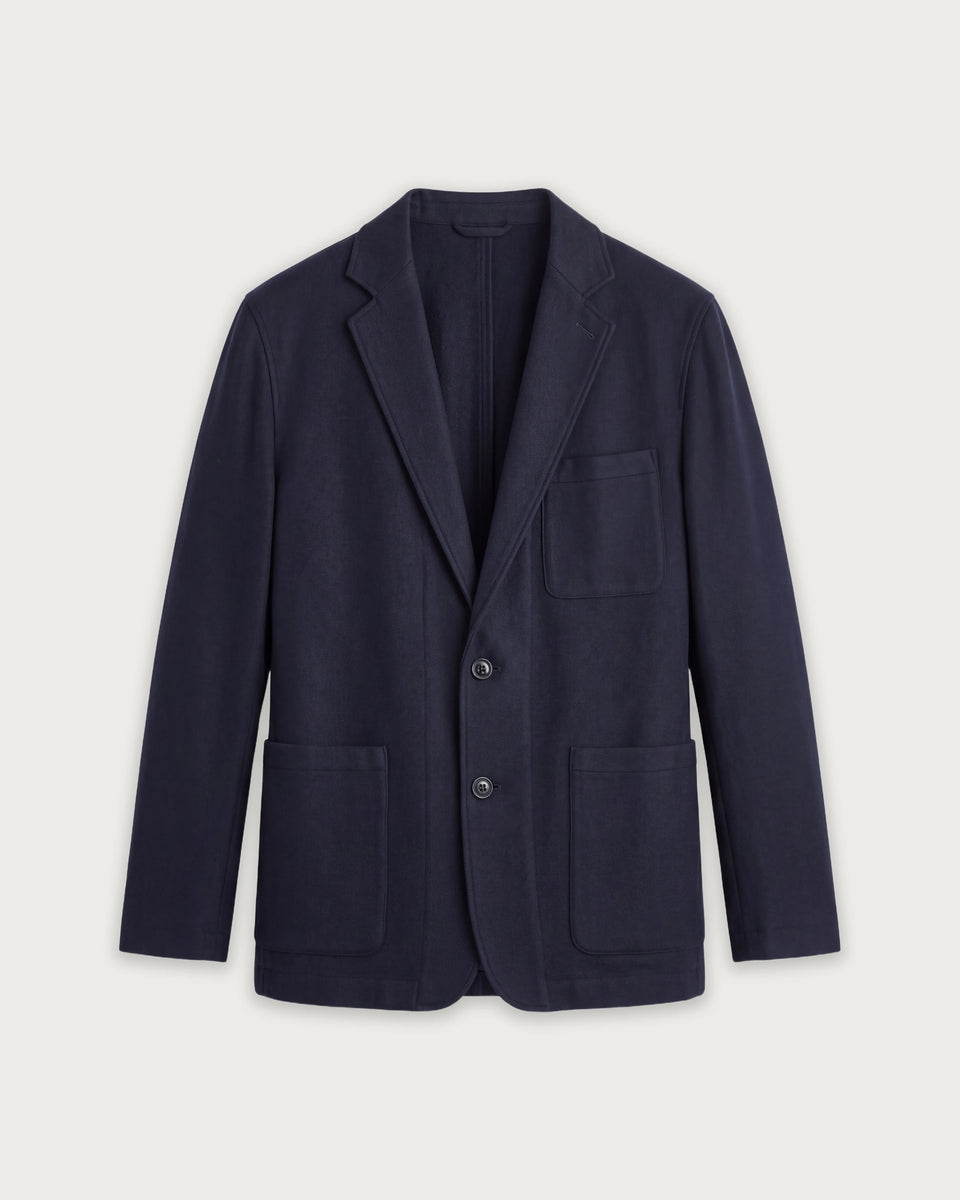 Giacca da uomo in lana cotta blu navy Julian - Image 3