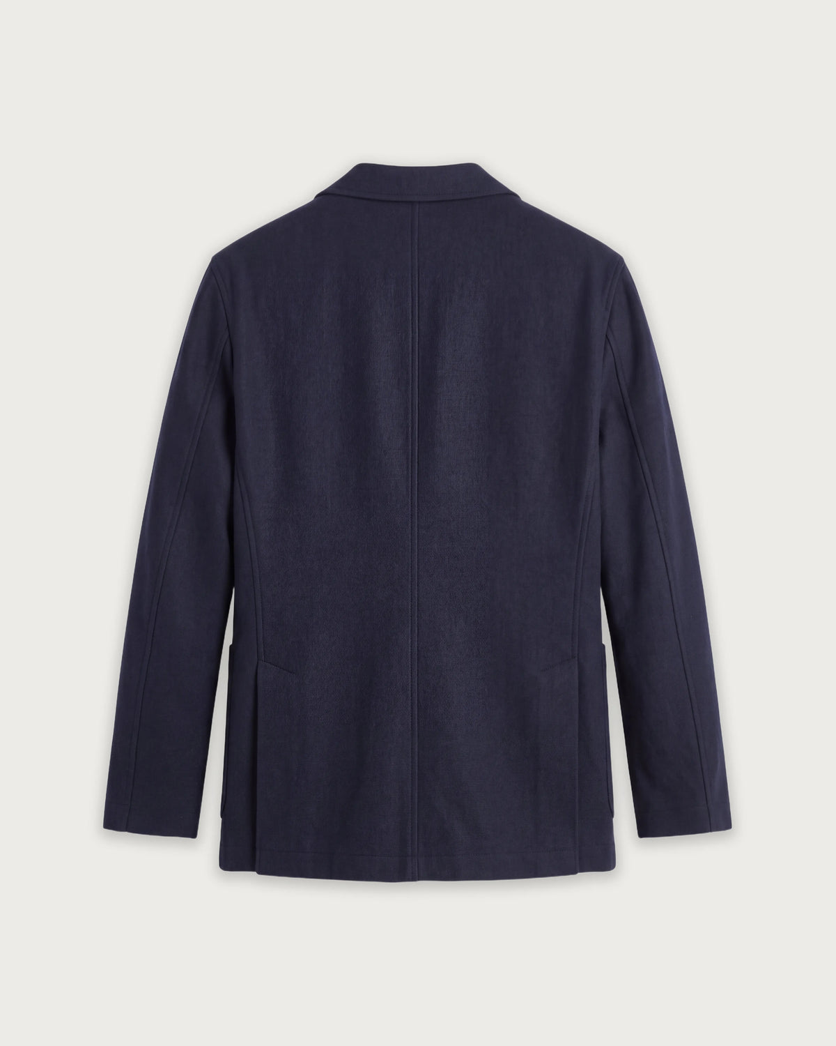 Giacca da uomo in lana cotta blu navy Julian