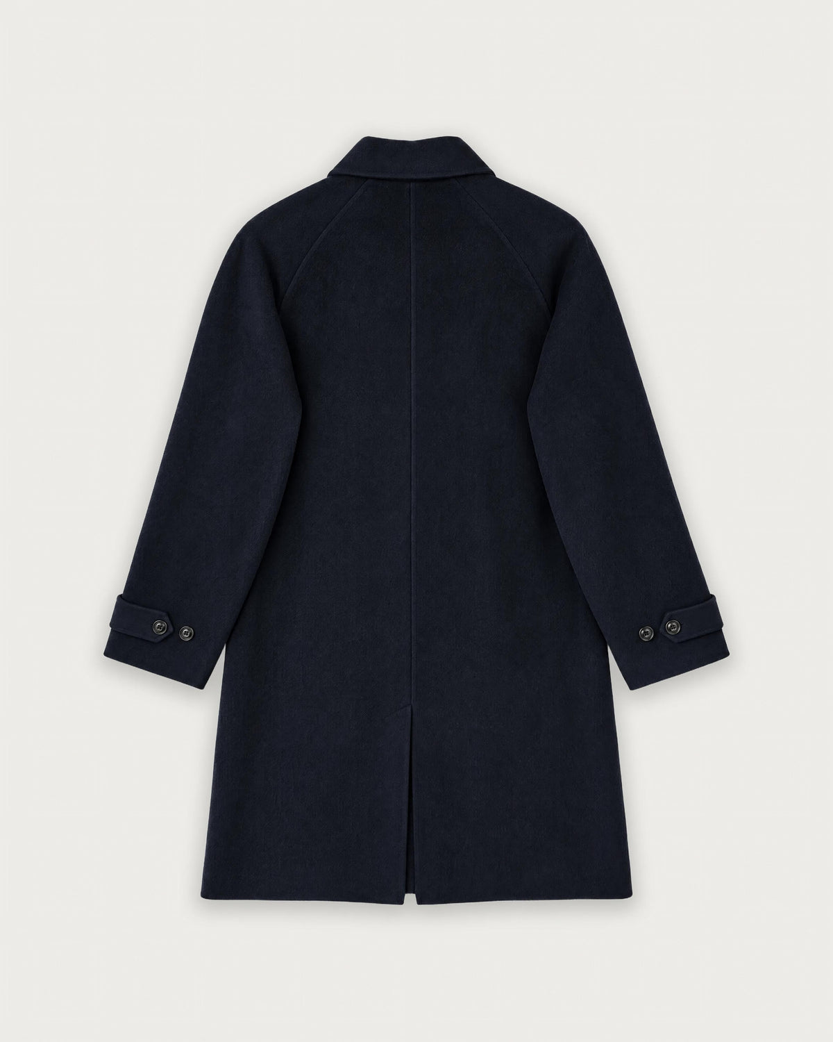 Manteau Homme en Laine Double Face Bleu Marine Graig
