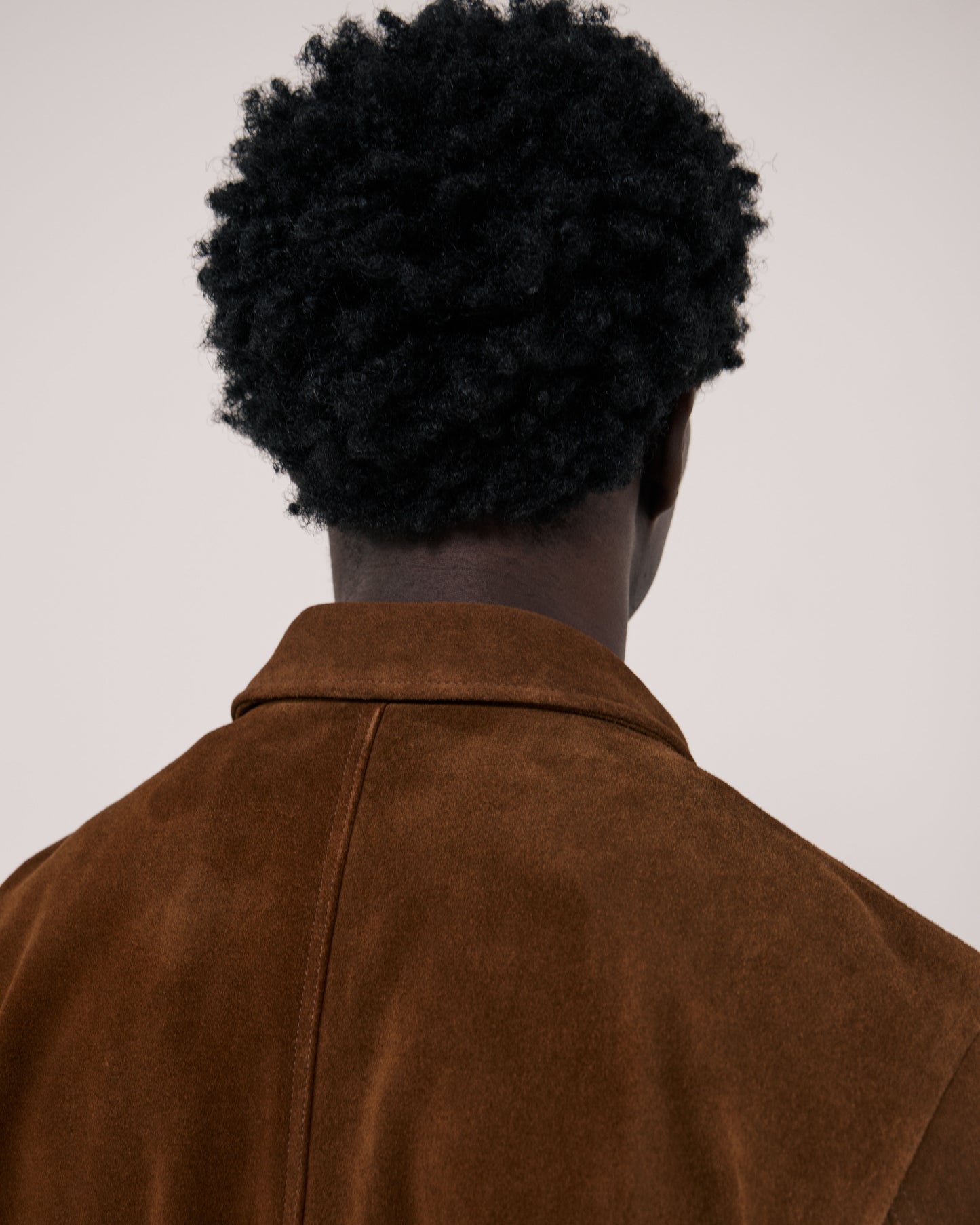 Blouson Homme en Cuir Suédé Marron Dickson