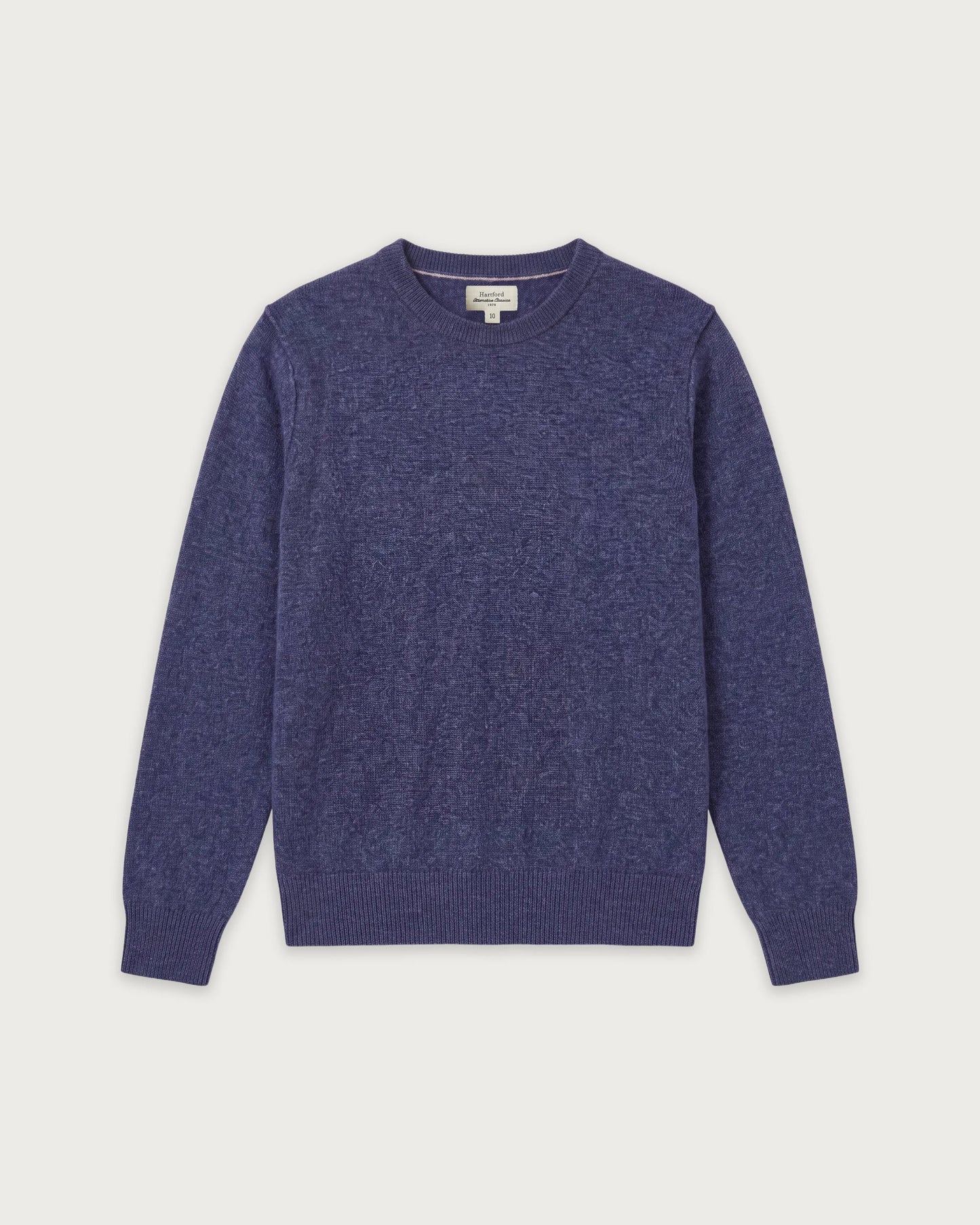 Pull Garçon en Laine & Cachemire Bleu Indigo Crew