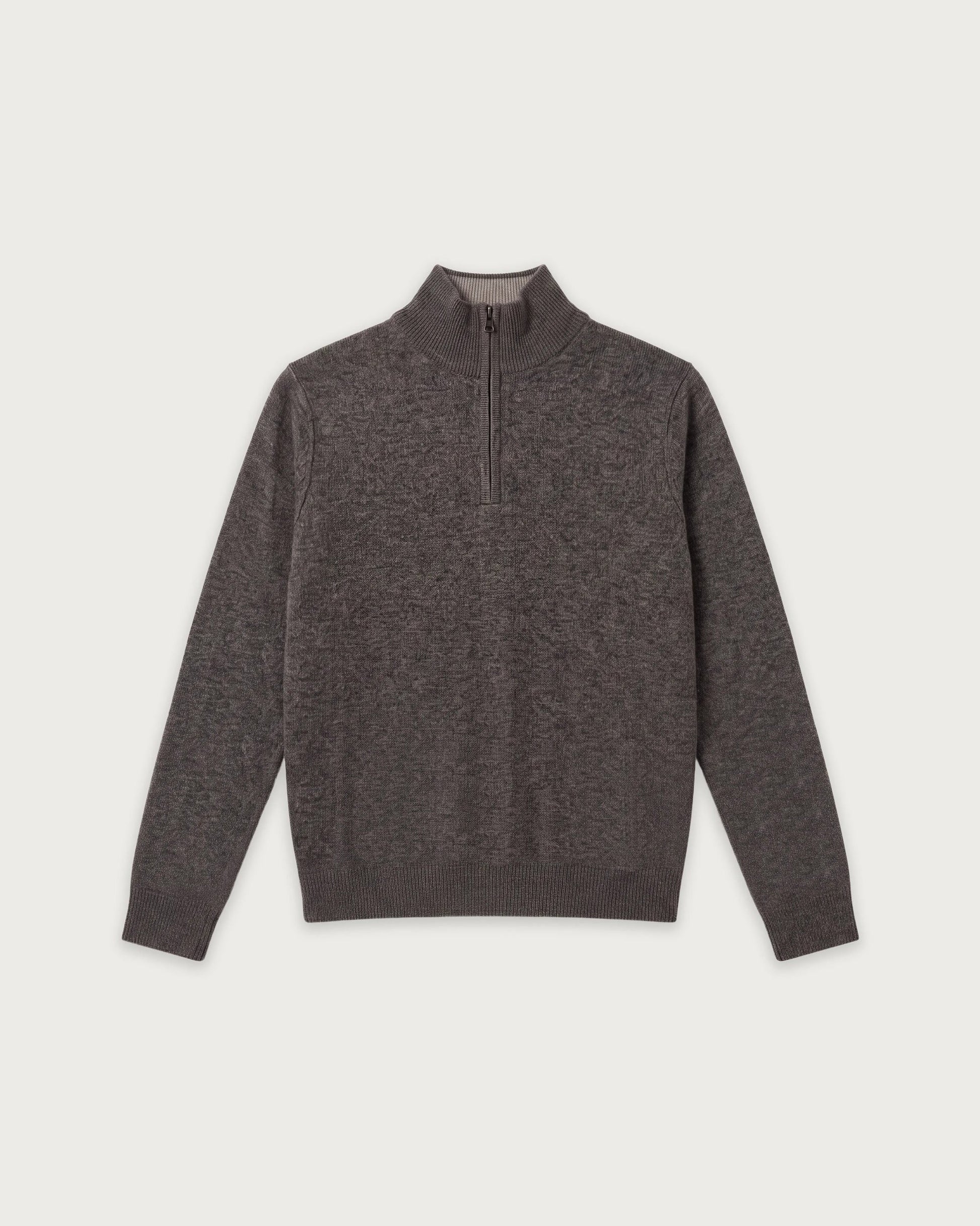 Pull Garçon en Laine & Cachemire Noisette Trucker