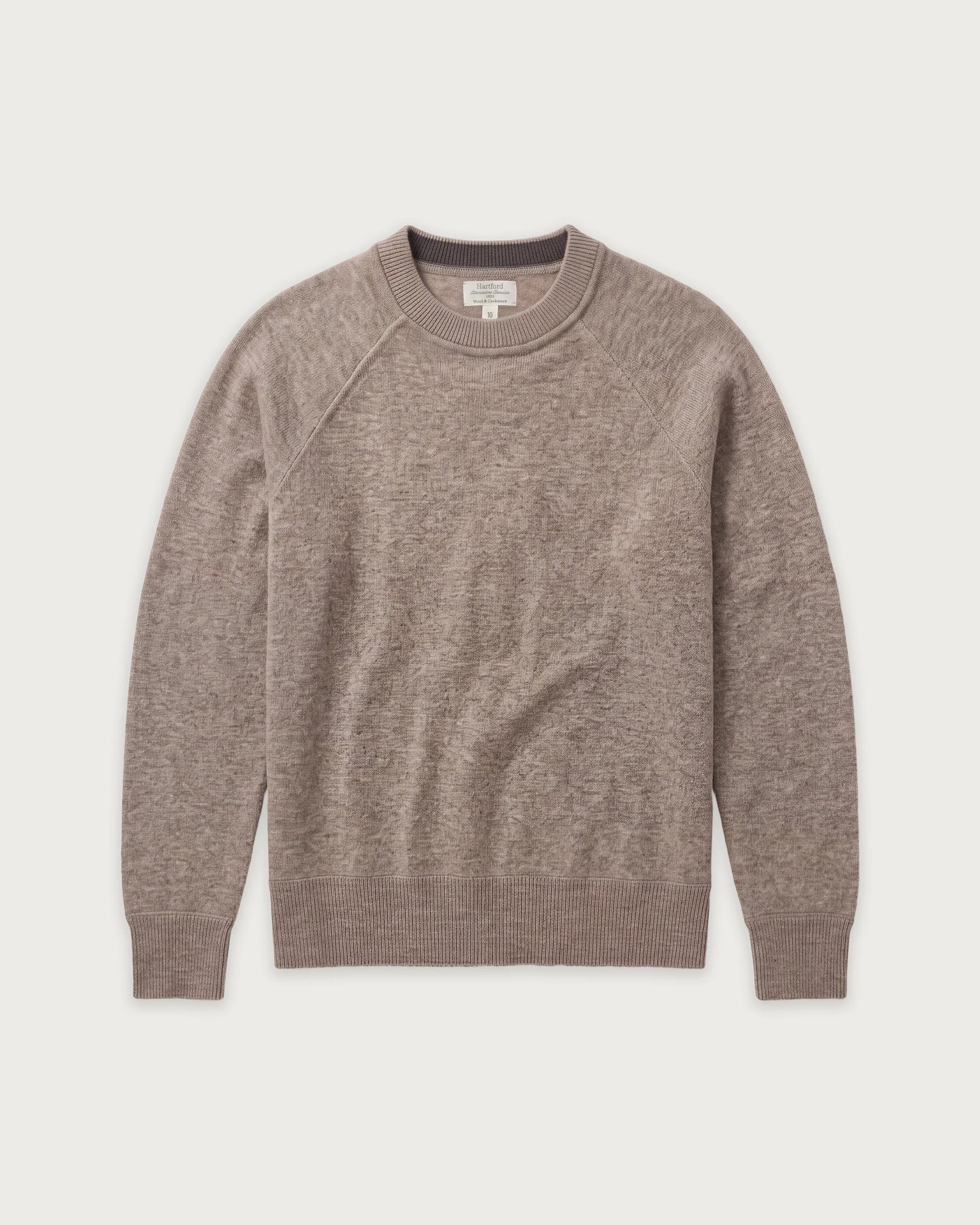 Pull Garçon en Laine & Cachemire Beige Naturel