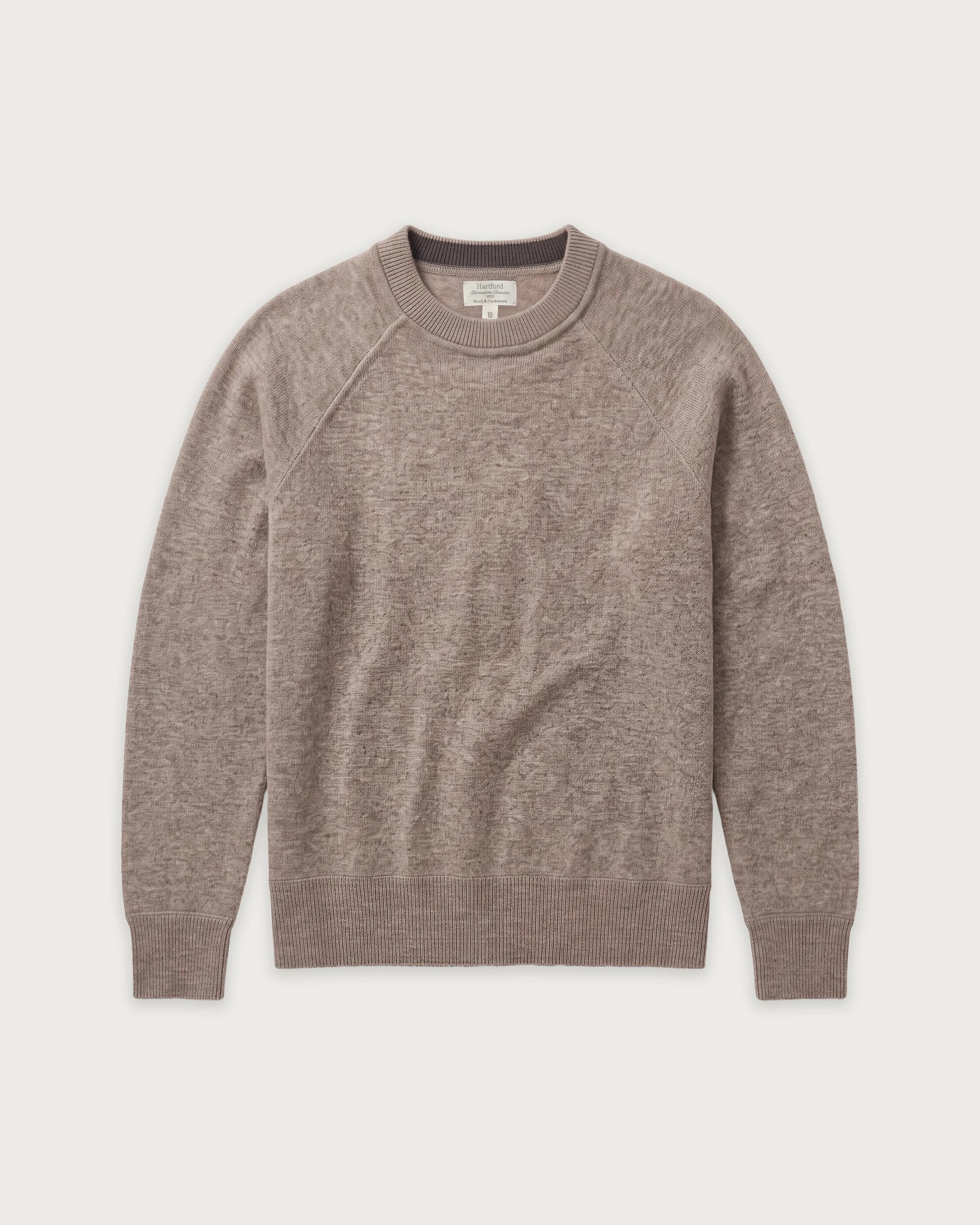 Pull Garçon en Laine & Cachemire Beige Naturel