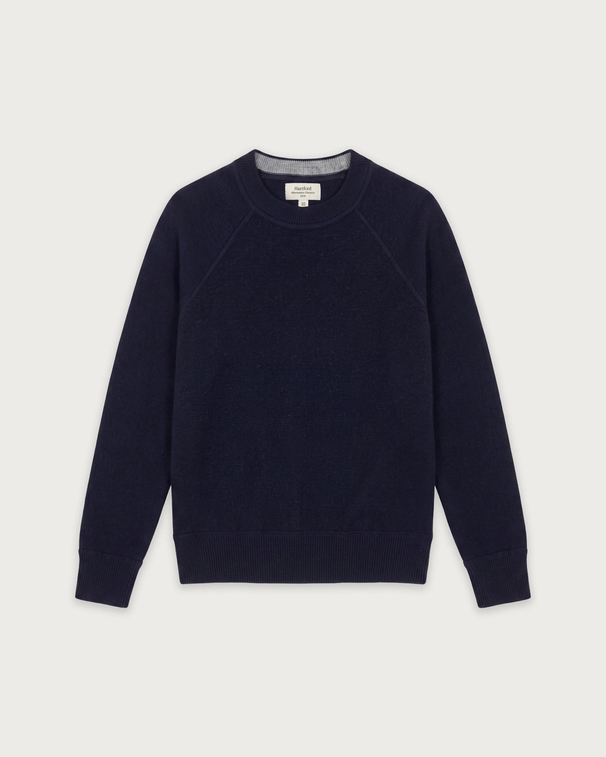 Pull Garçon en Laine & Cachemire Bleu Marine