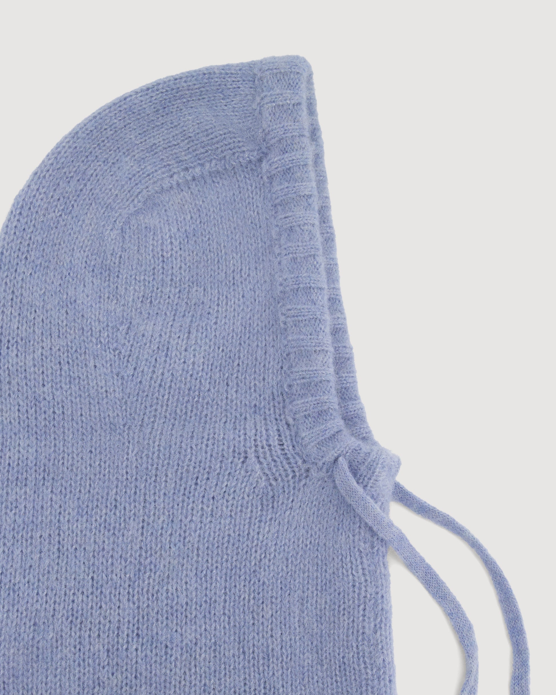 Cagoule Femme en Laine d'Alpaga & Mérinos Bleu Cyan Meva
