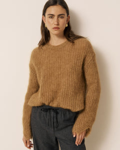 Pull Femme en Mohair Camel Marilla