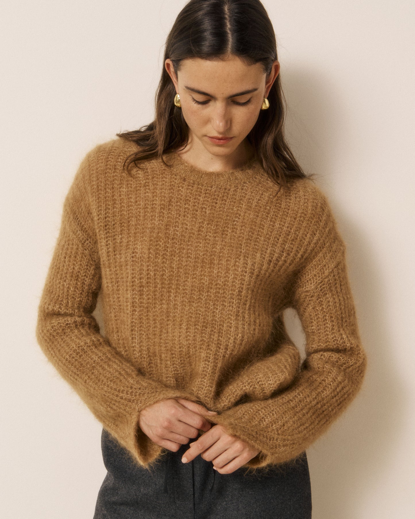 Pull Femme en Mohair Camel Marilla
