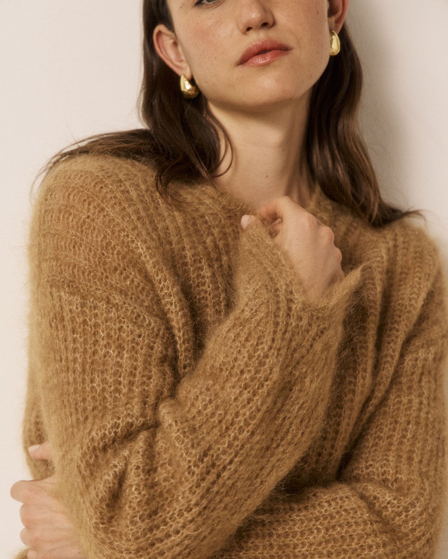 Pull Femme en Mohair Camel Marilla