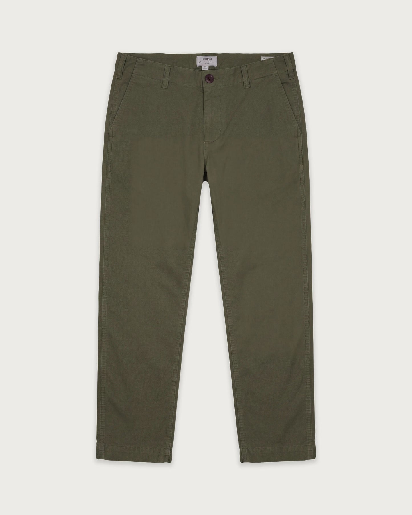 Pantalon Garçon en Chino Vert Olive Taos