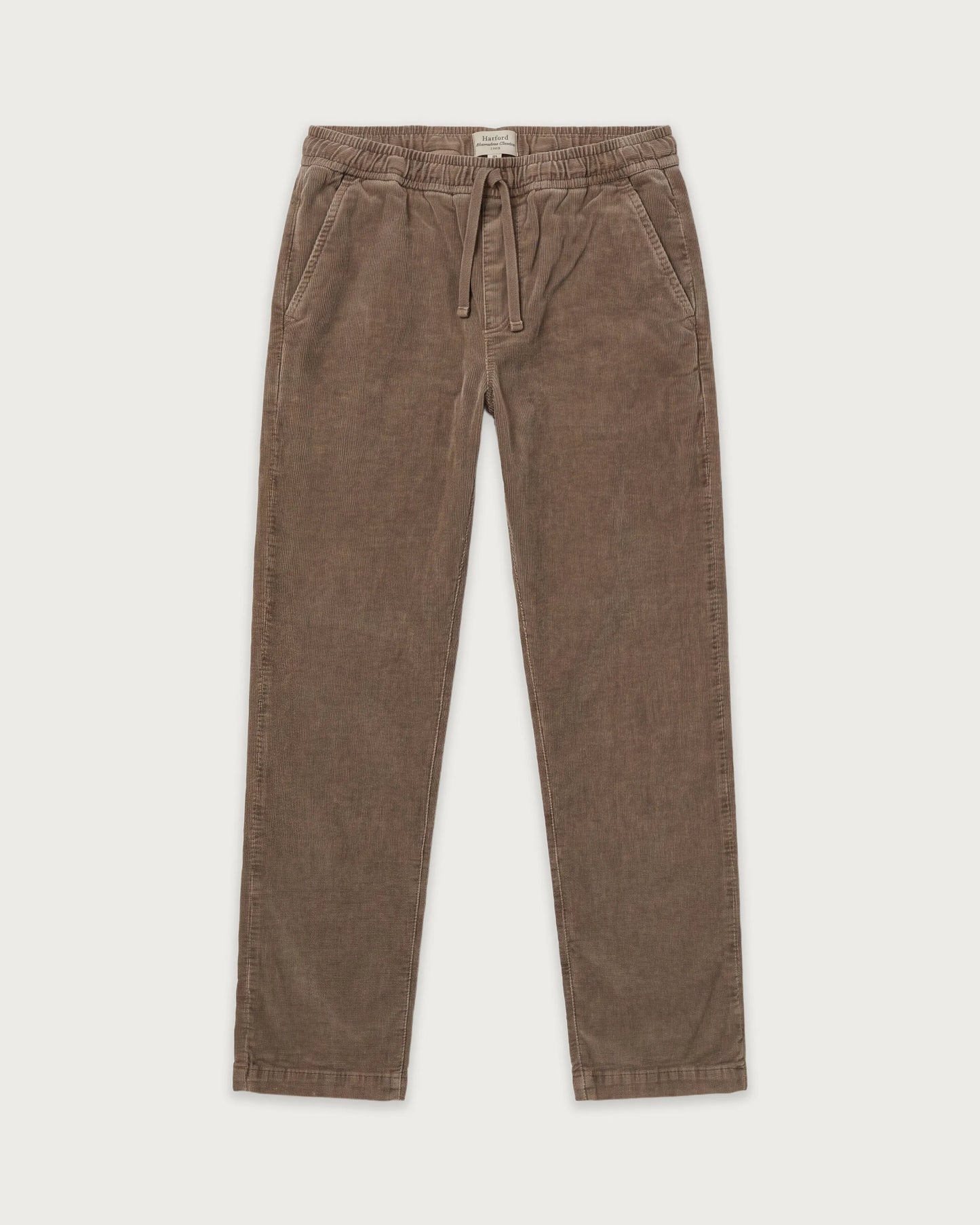 Pantaloni da bambino in velluto a coste taupe Gym