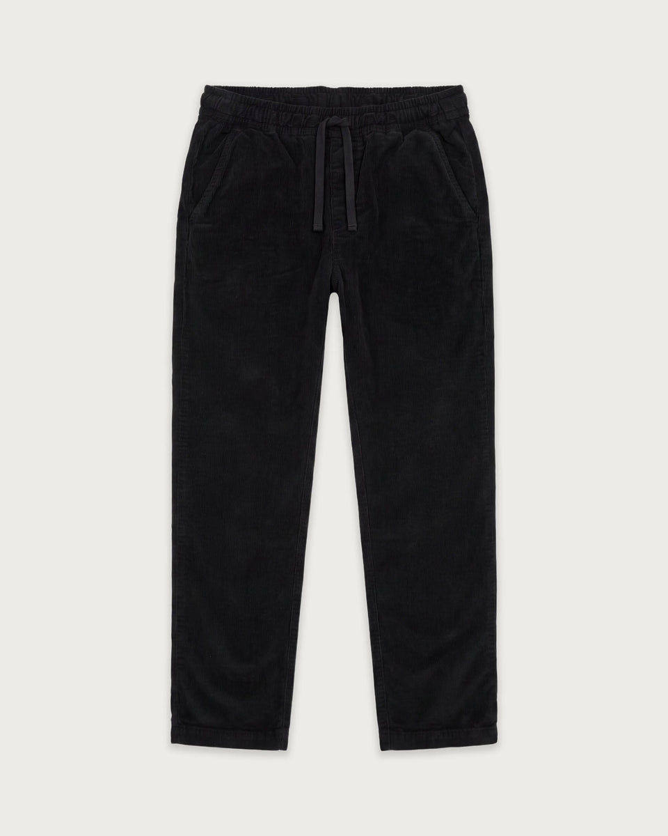 Pantalon Garçon en Velours Côtelé Carbone Gym - Image principale
