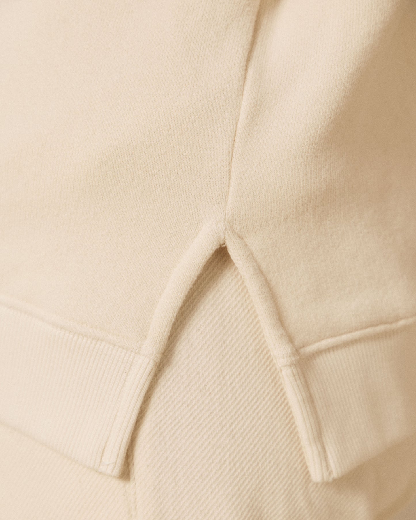 Sweatshirt Femme en Molleton Vanille Tawen