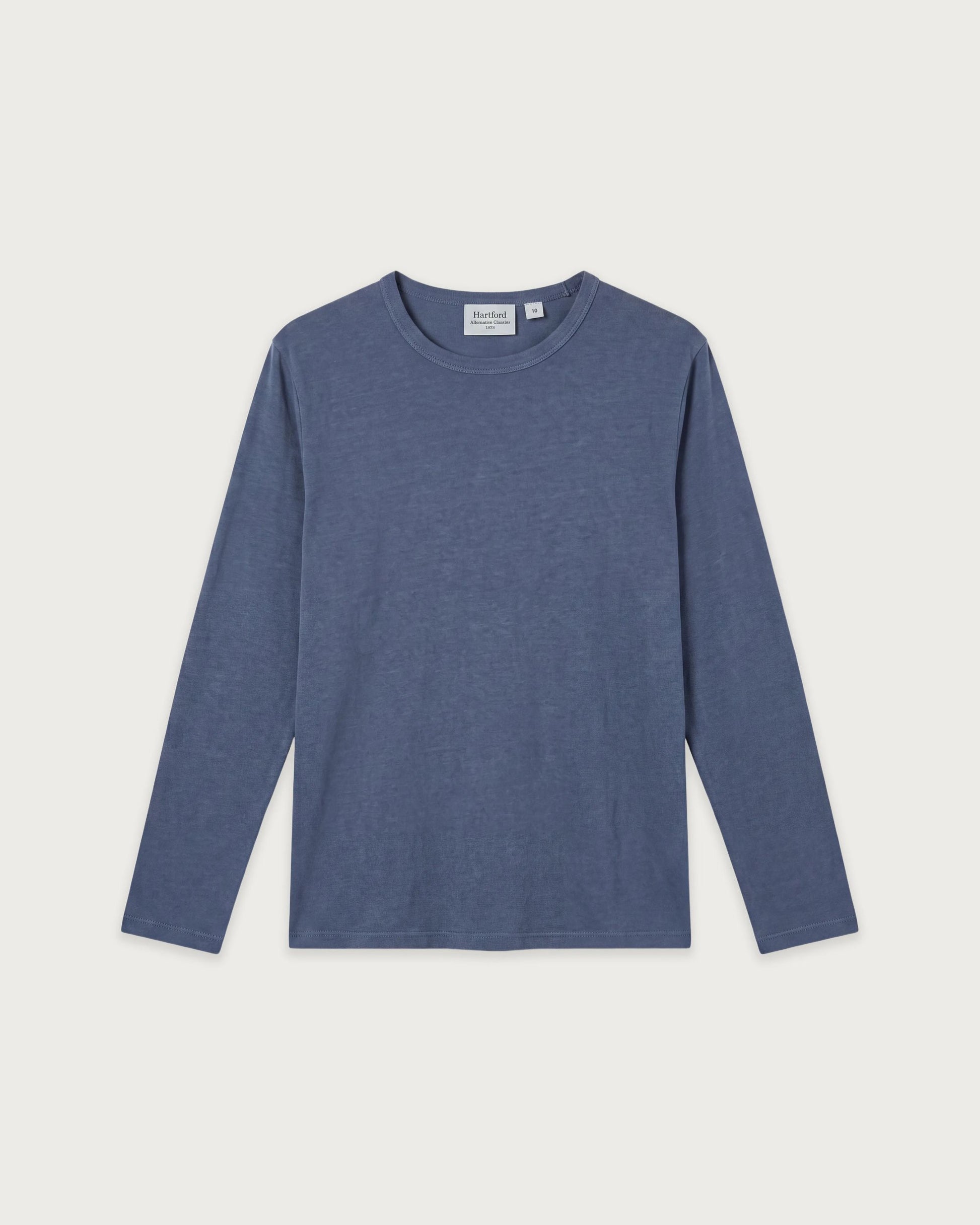 T-shirt Garçon en Jersey de Lyocell & Coton Bleu Cobalt