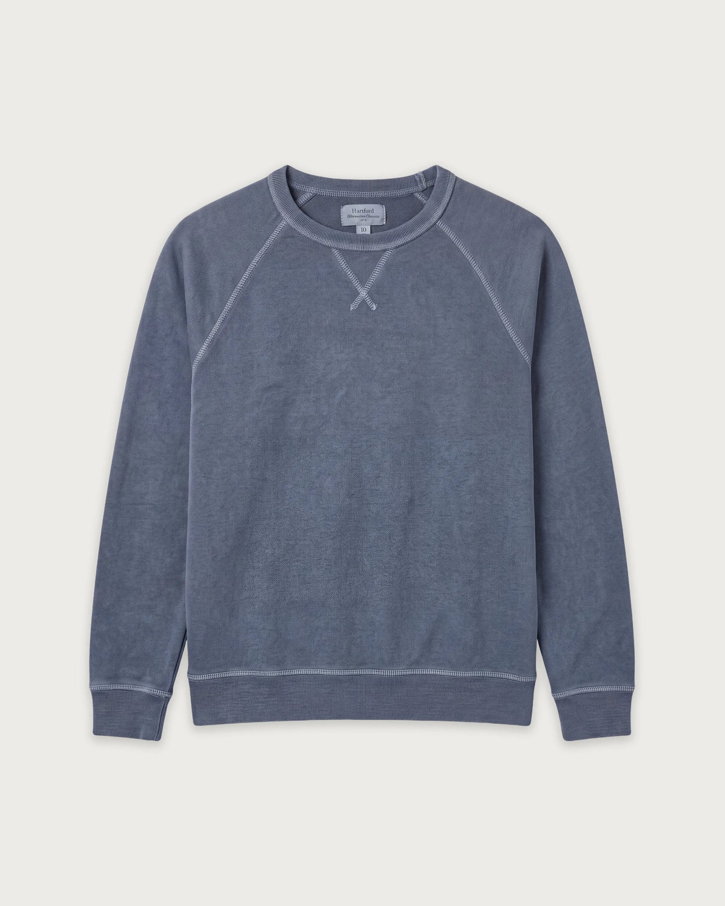 Sweatshirt Garçon en Molleton Léger Bleu Cobalt