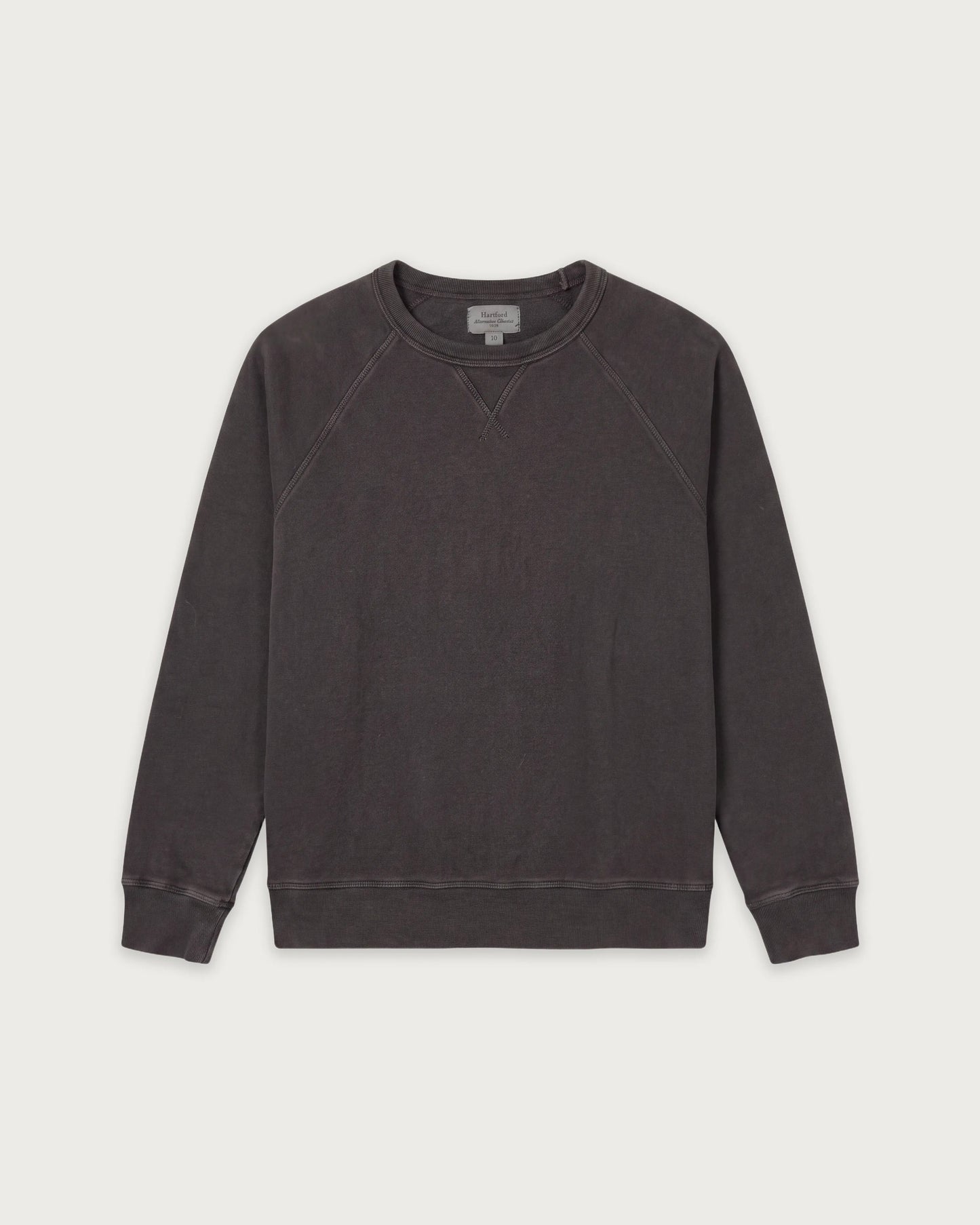 Sweatshirt Garçon en Molleton Léger Chocolat