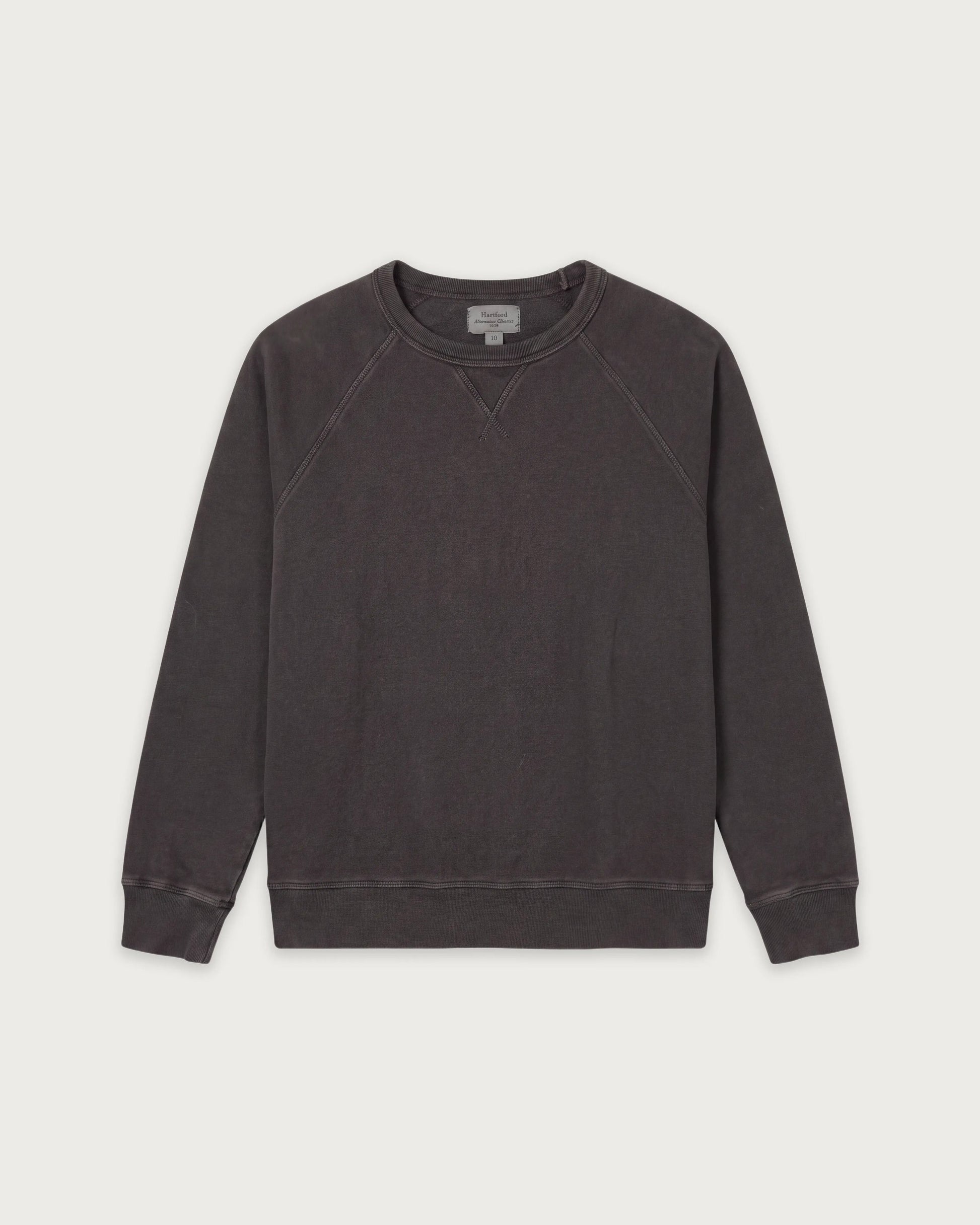 Sweatshirt Garçon en Molleton Léger Chocolat