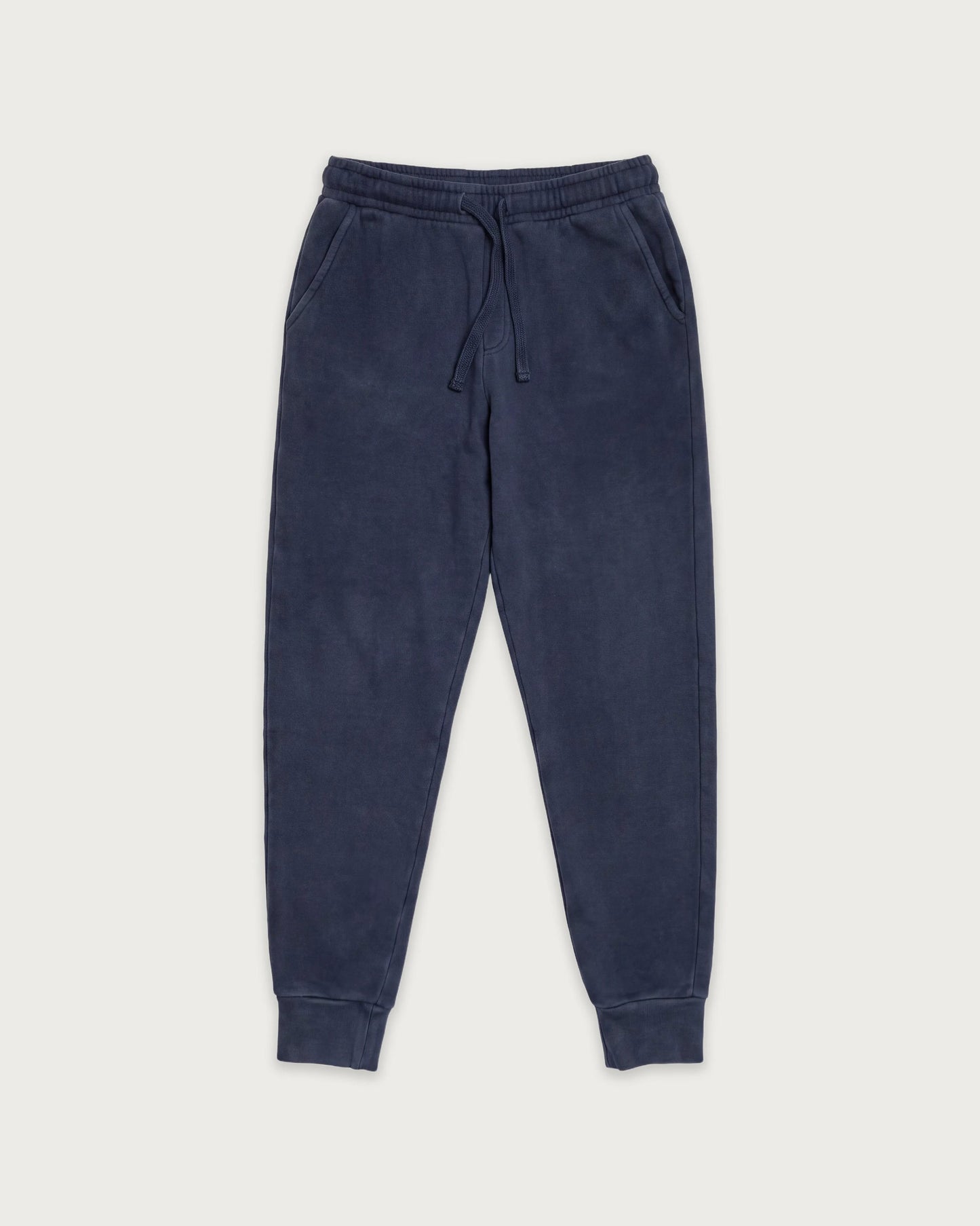 Pantalon Garçon en Molleton Léger Bleu Nuit