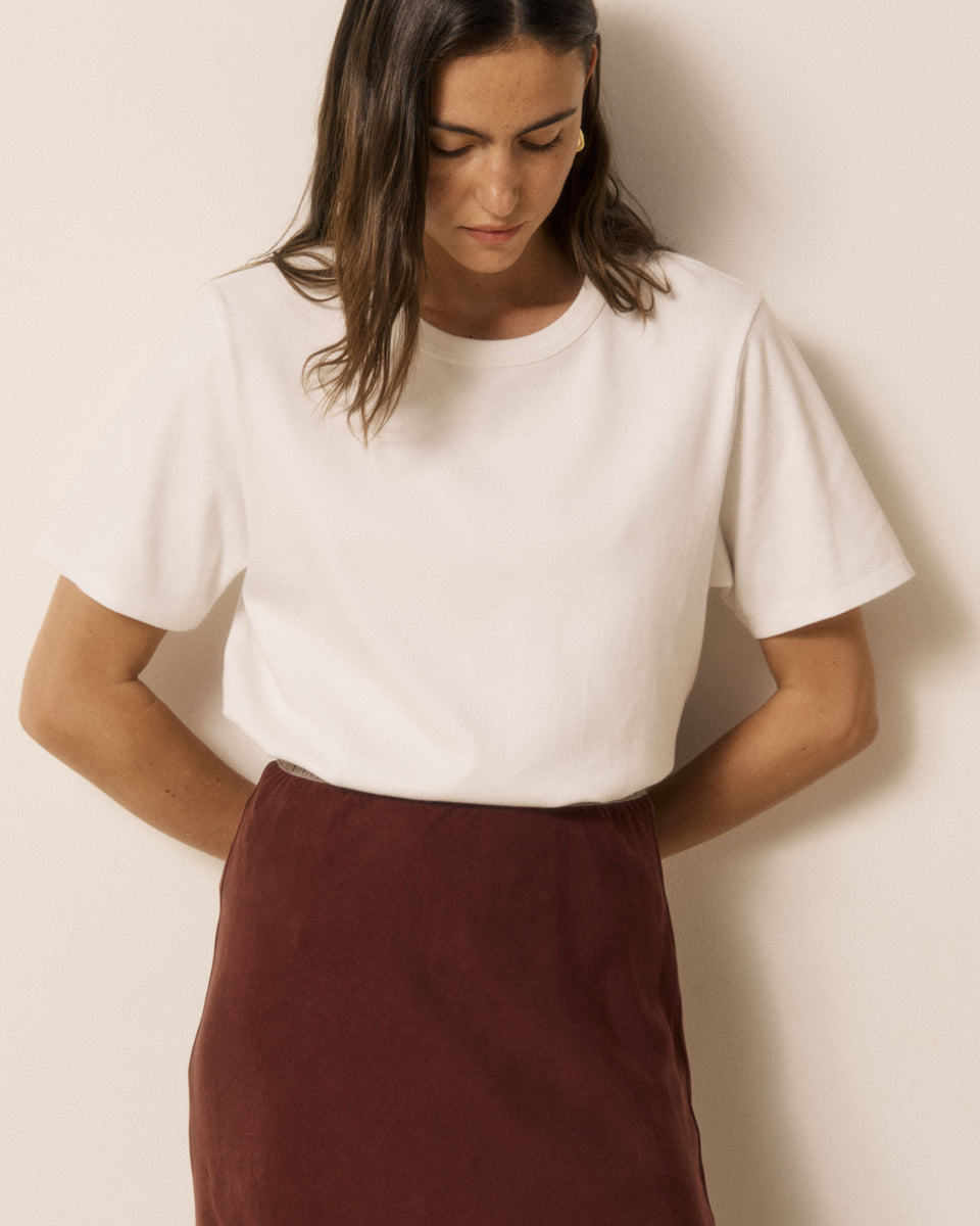 Testy Women's White Cotton T-shirt - Image 3
