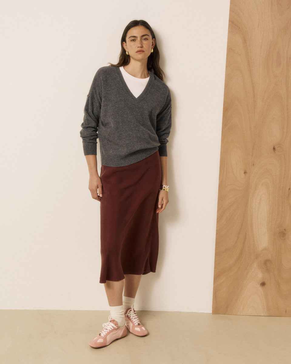 Mino Women's Grey Wool & Cashmere Sweater - Image 3