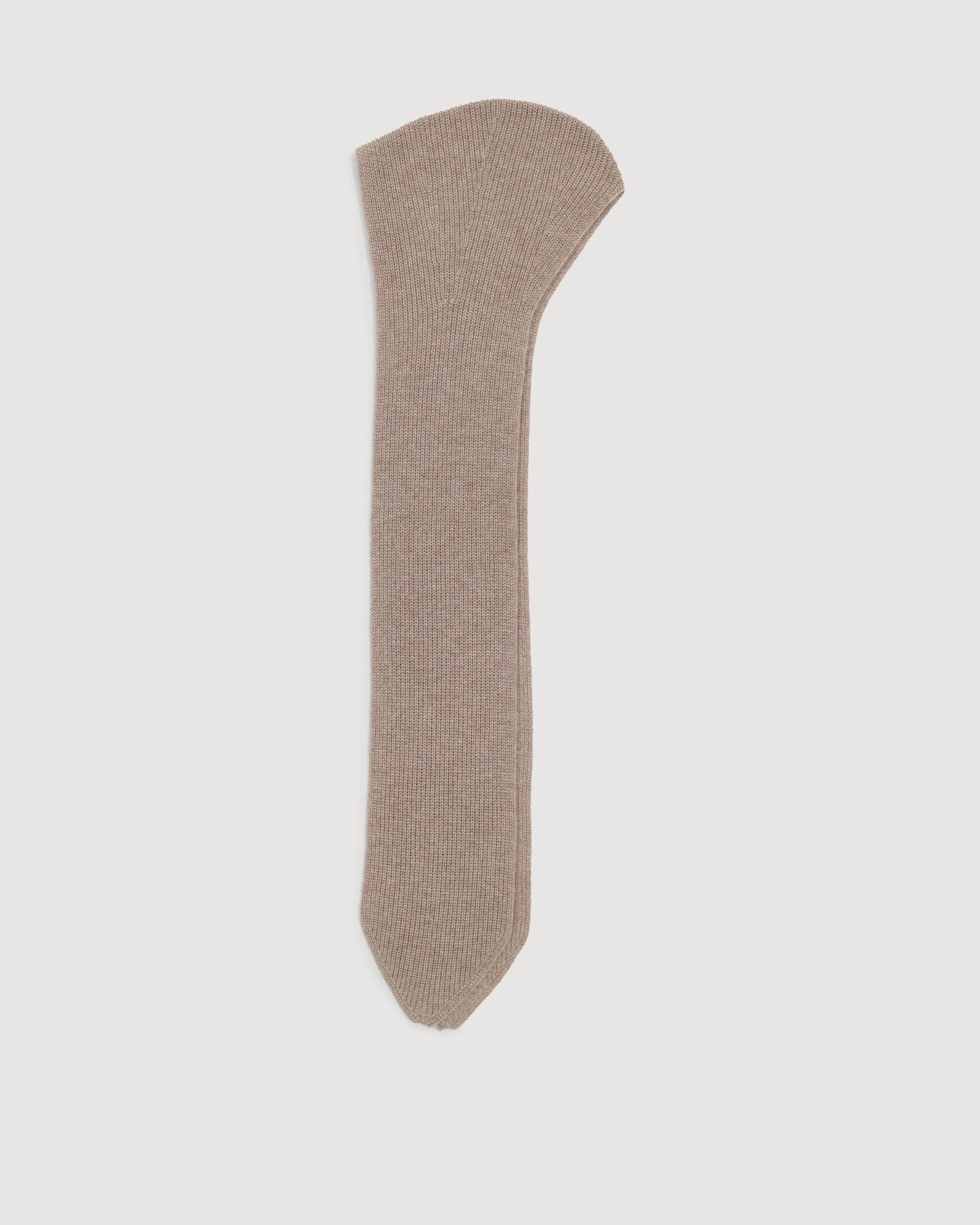 Cagoule Femme en Laine & Cachemire Taupe Mera