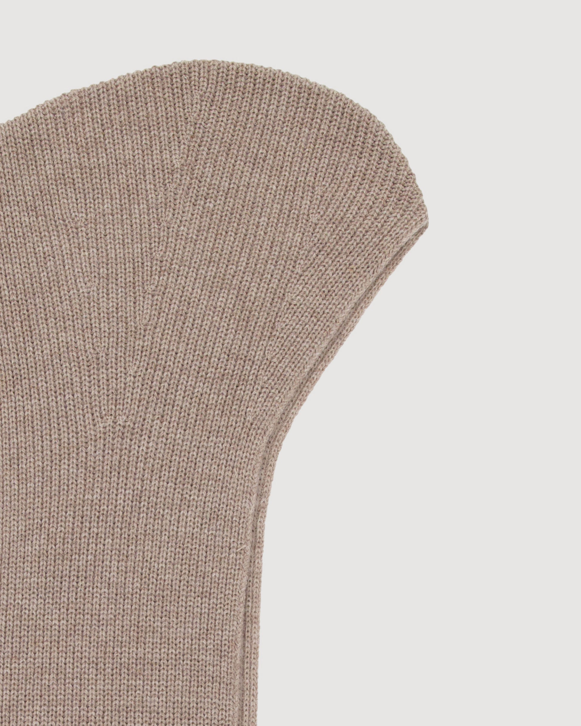 Cagoule Femme en Laine & Cachemire Taupe Mera
