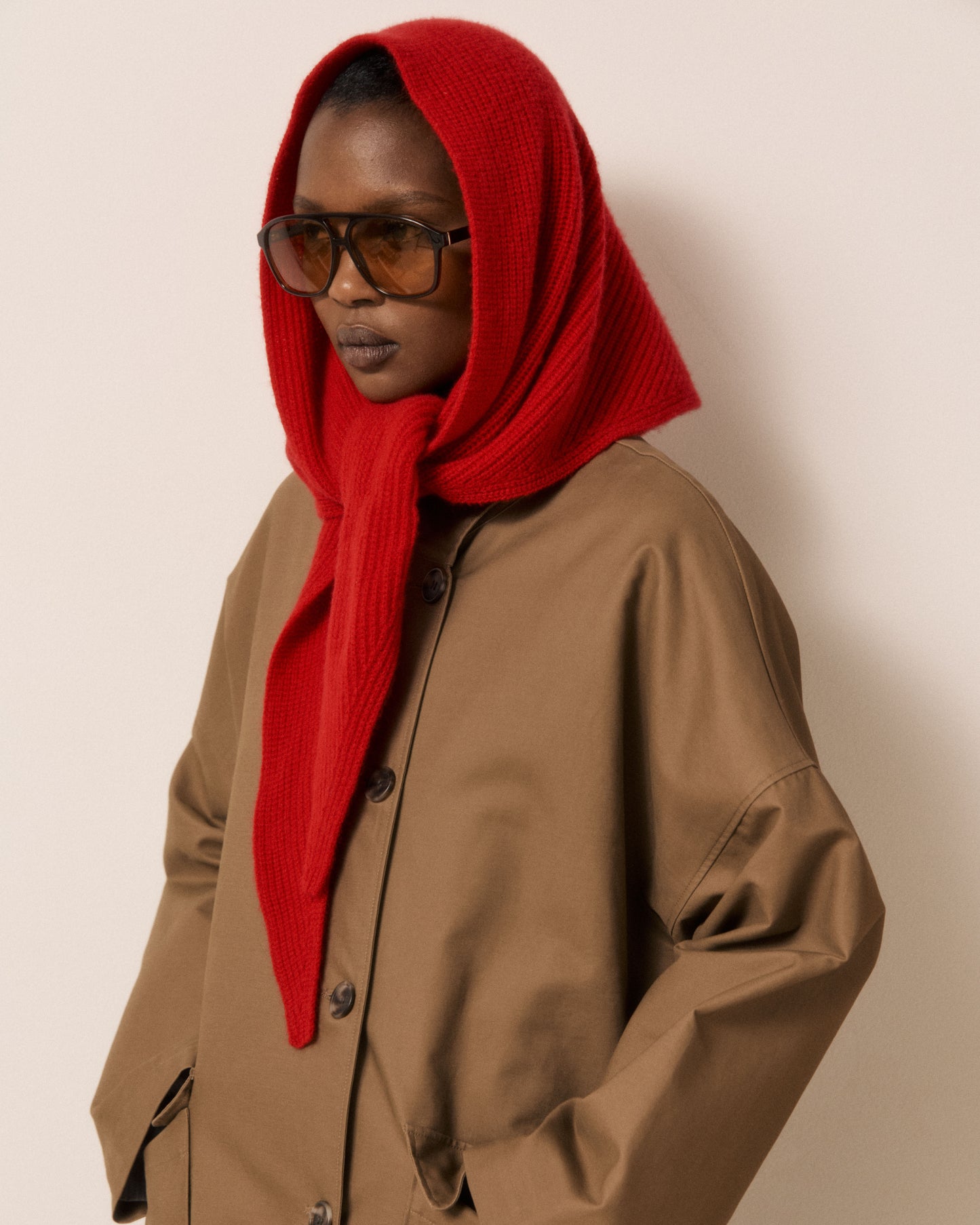 Echarpe Femme en Laine & Cachemire Rubis Melie
