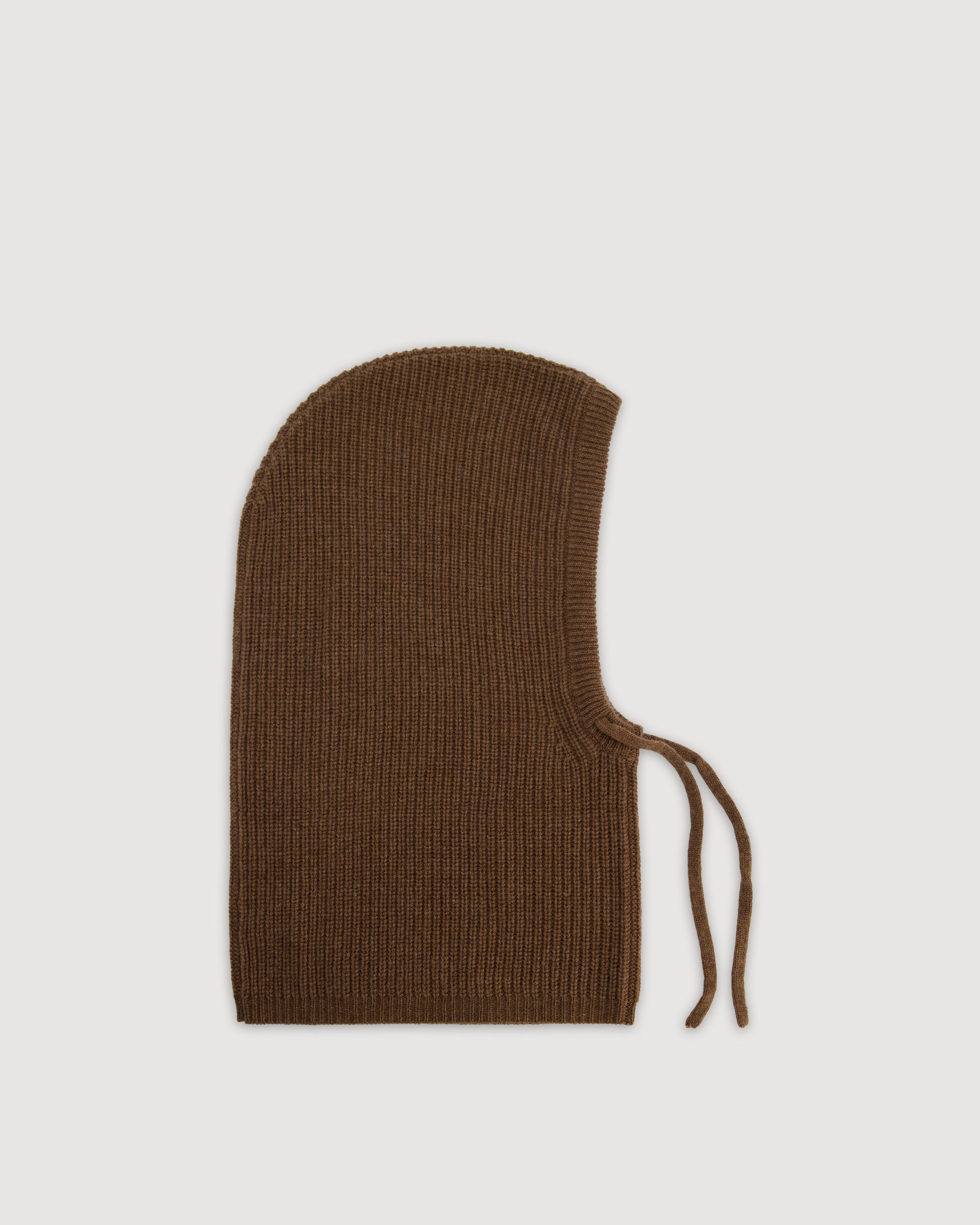 Cagoule Femme en Laine & Cachemire Cognac Meysie