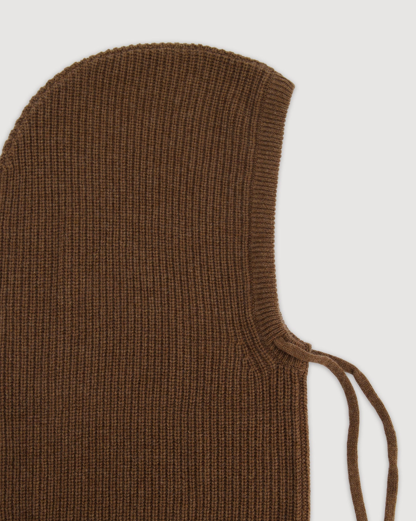 Cagoule Femme en Laine & Cachemire Cognac Meysie