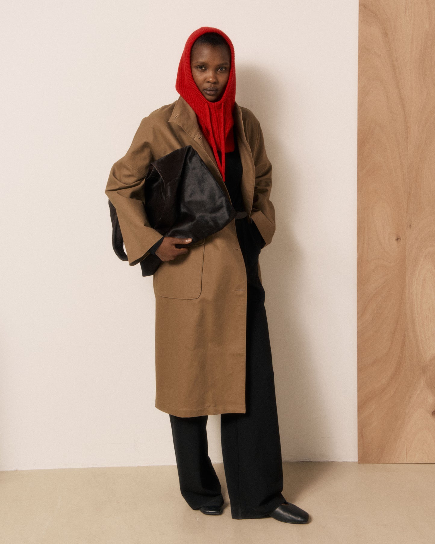 Cagoule Femme en Laine & Cachemire Rubis Meysie