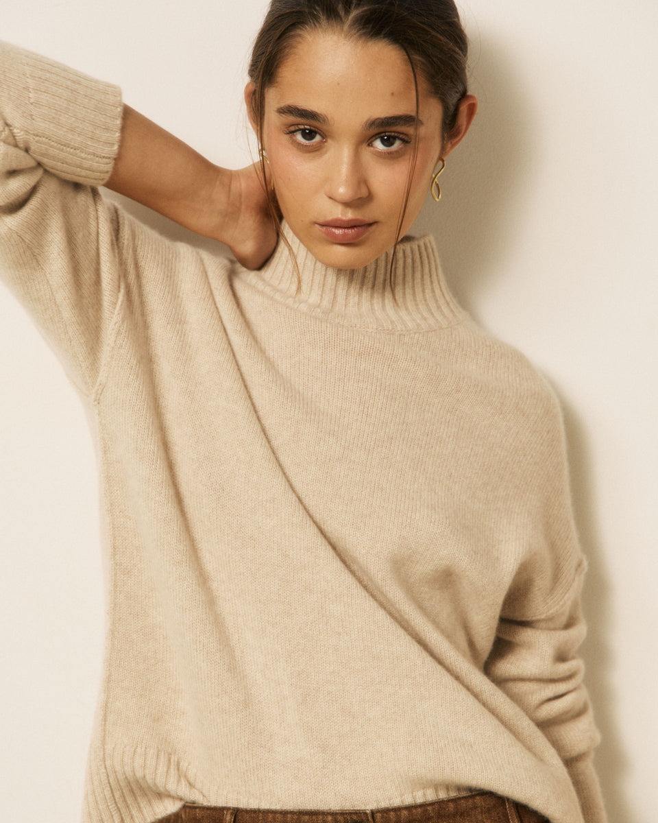 Damenpullover aus Kaschmir in Beige Myson - Image 3