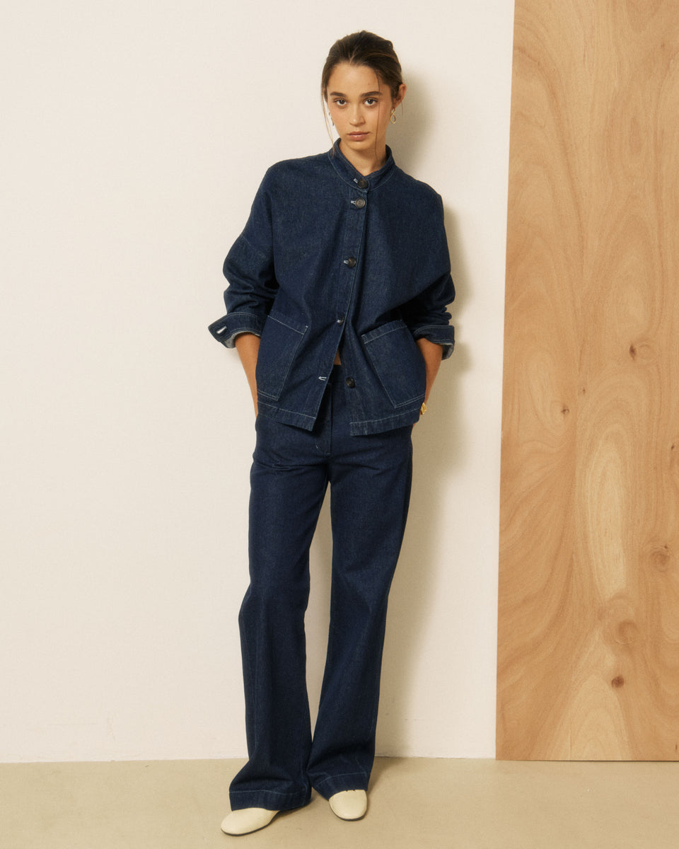 Veste Femme en Denim Bleu Indigo Vally - Image 2