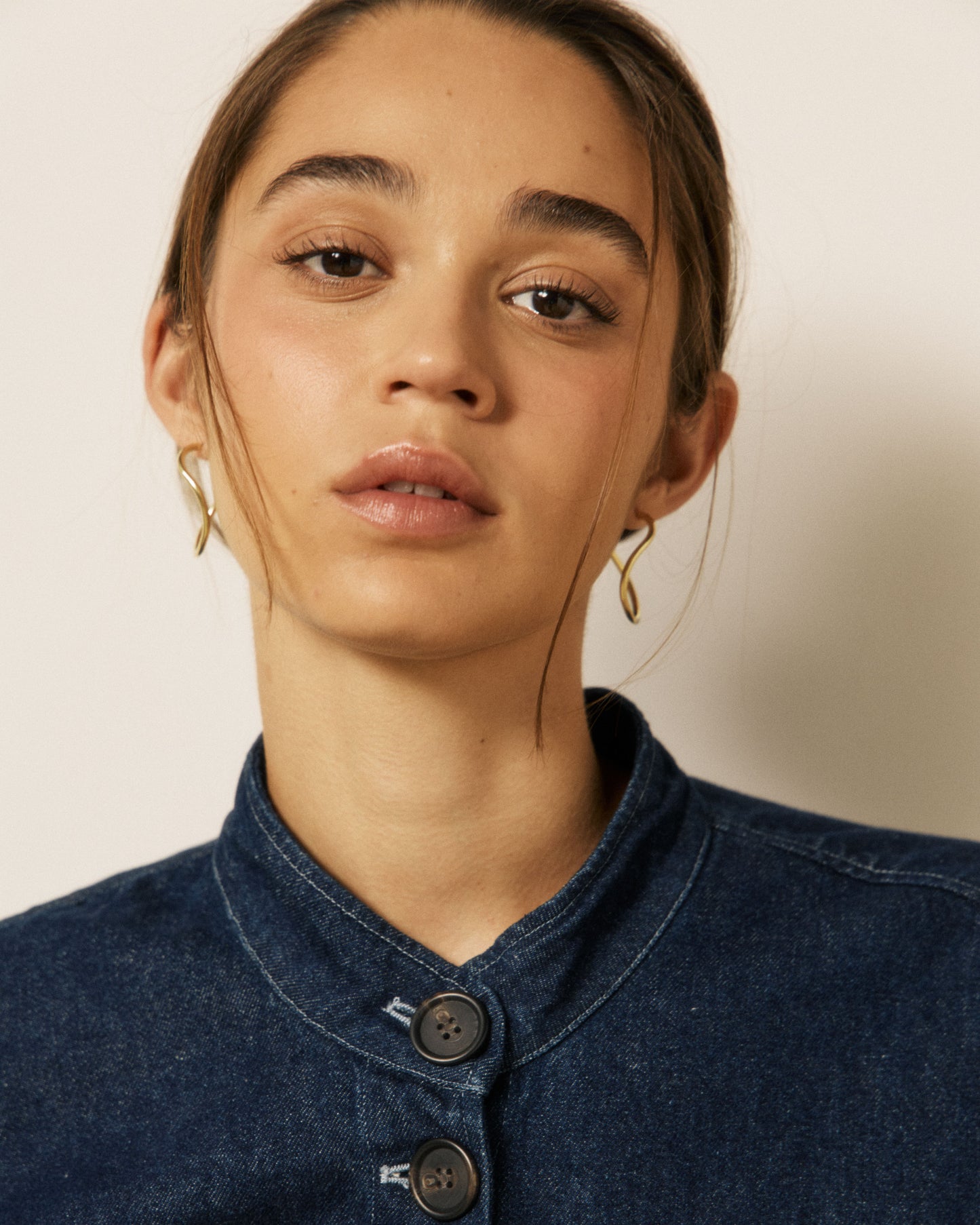 Veste Femme en Denim Bleu Indigo Vally