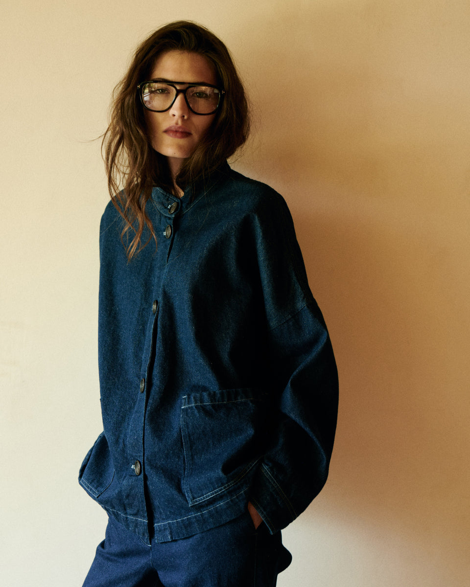 Veste Femme en Denim Bleu Indigo Vally - Image 3