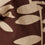 Clove Women's Brown & White Leaf Print Cotton Shirt