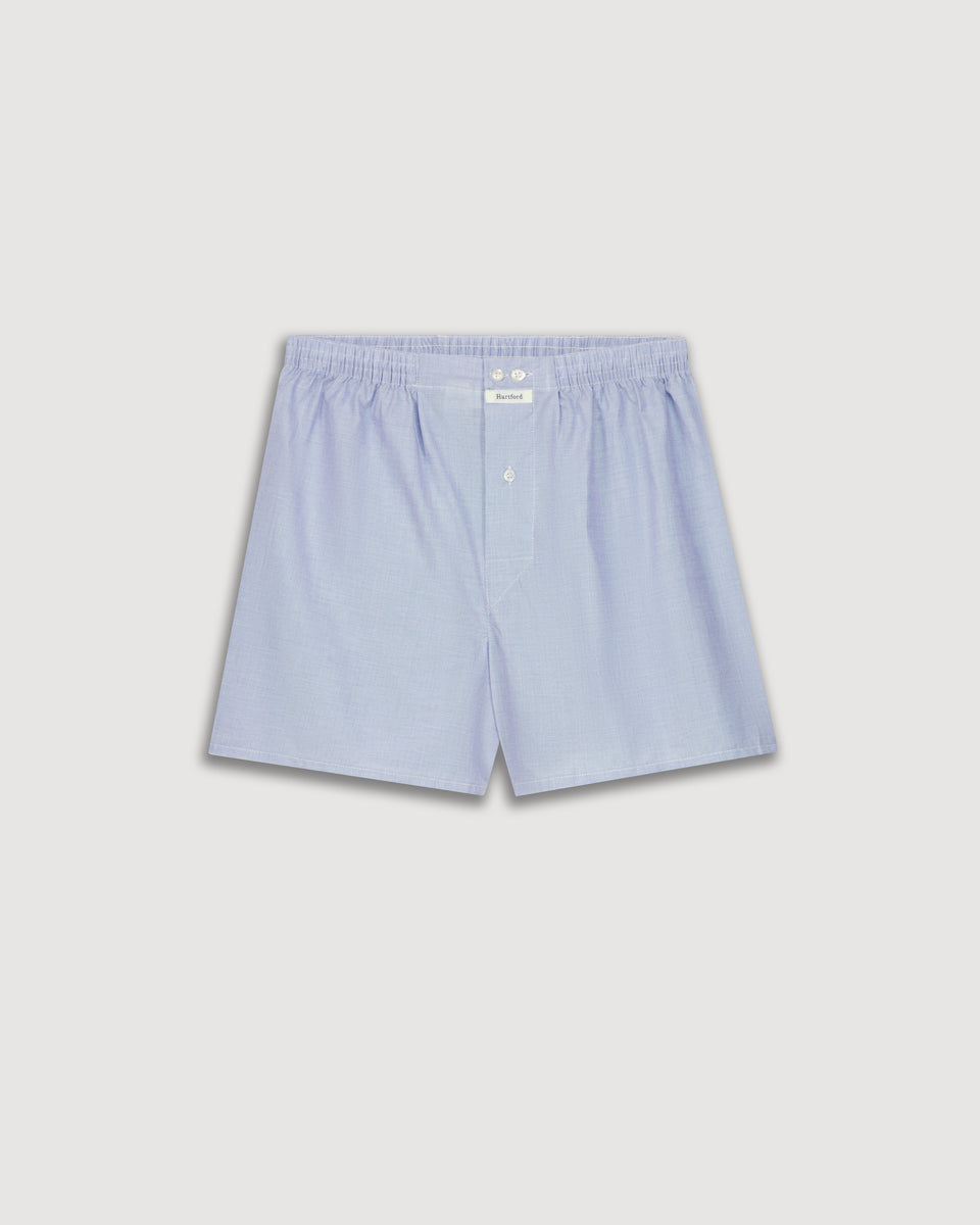 Men's plain cotton boxer shorts - Image alternative