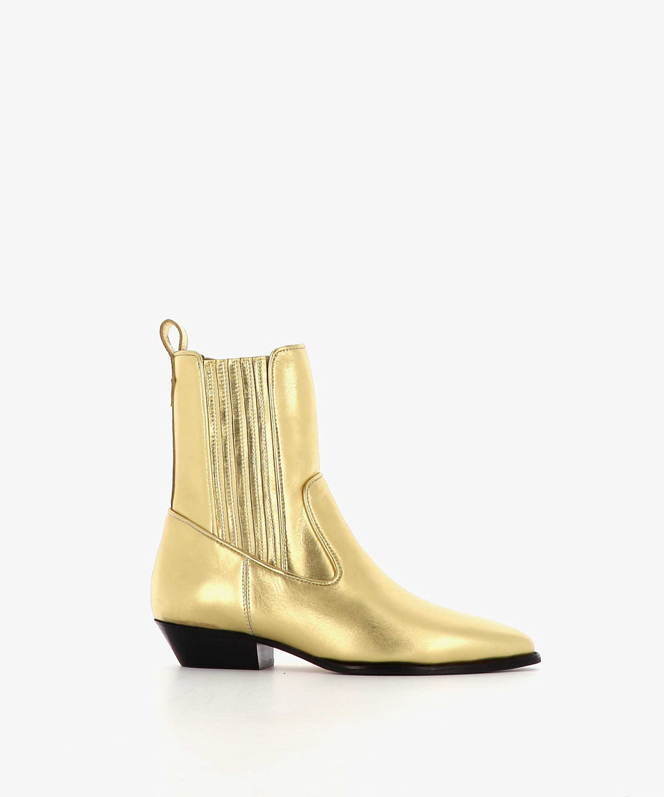 Socque Abbey gold boots - Image alternative