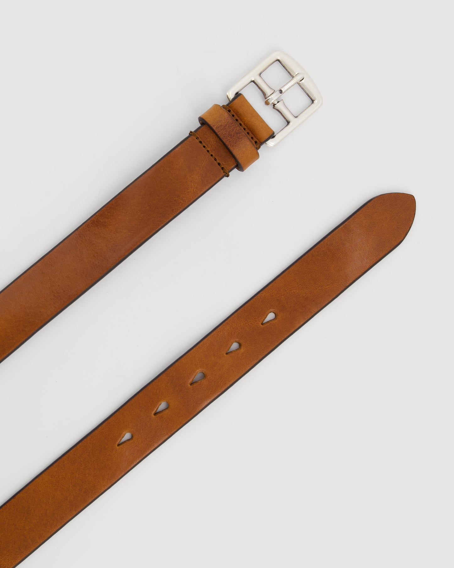 Ceinture Homme en Cuir Marron Austin