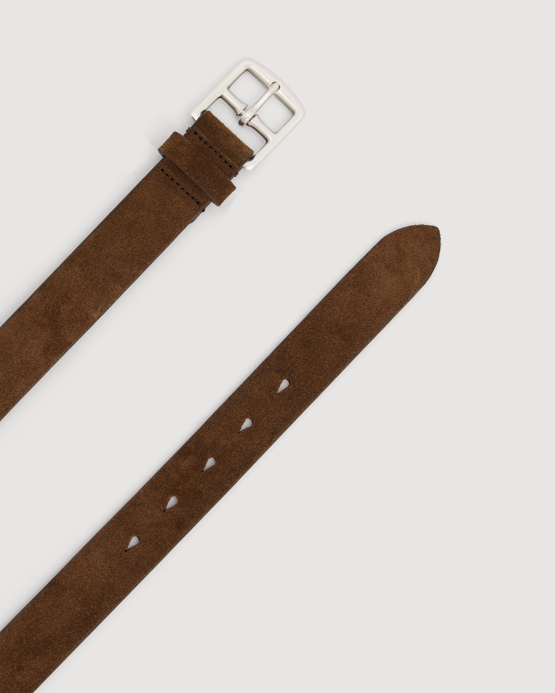 Ceinture Homme en Cuir Suédé Camel Austin