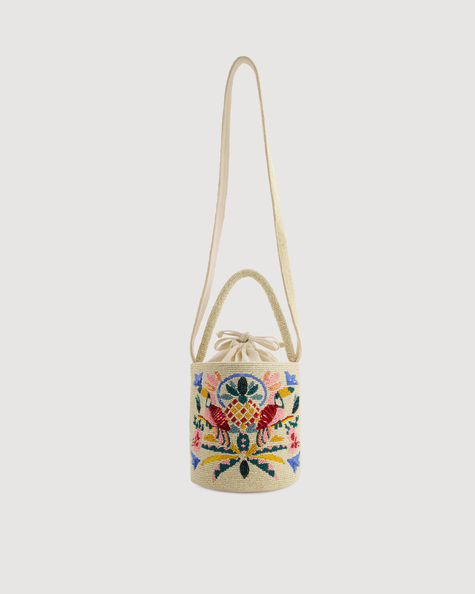Sac Femme en Perles Multicolore Edith - Image 3