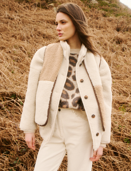 Camila - Manteau Sherpa isolé