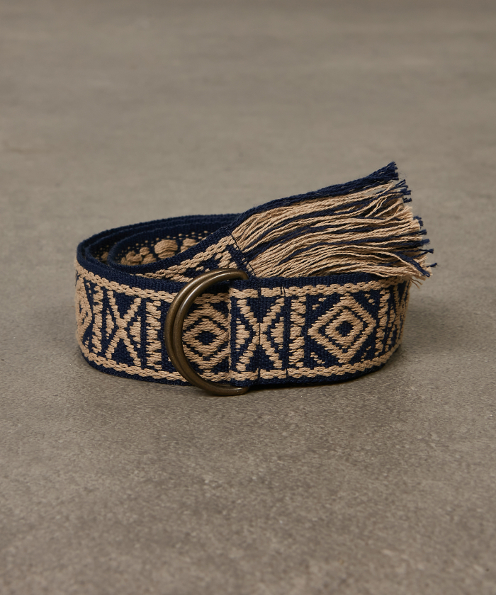 Navy Blue cotton woven Belt