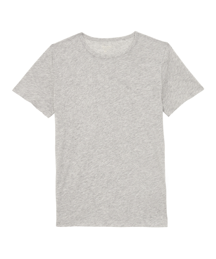 Tee-shirt enfant en light jersey de coton Gris Chiné
