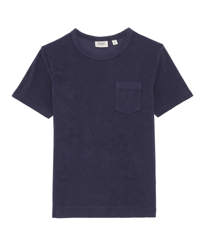 Navy Blue cotton-terry boys tee-shirt